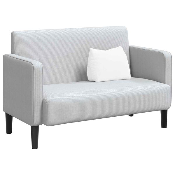 vidaXL Cuscino per Schiena Bianco 45 x 20 x 35 cm Tessuto