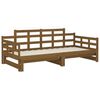vidaXL Dormeuse Estraibile Ambra Legno Massello di Pino 2x(90x190)cm