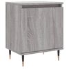 vidaXL Comodino Grigio Sonoma 40x30x50 cm in Legno Multistrato