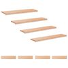 vidaXL Tappeti per scale 8 pz 120 x 25 x 2 cm Naturale