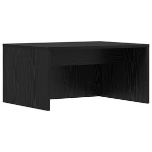 vidaXL Scrivania a parete Rovere Nero Legno ingegnerizzato