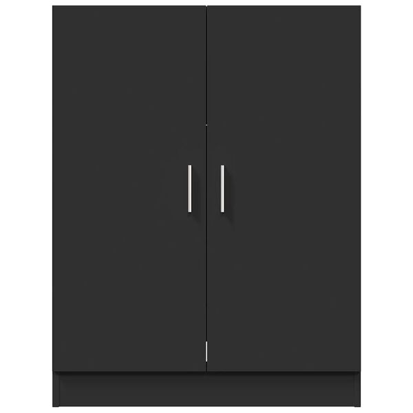 vidaXL Mobile per Lavatrice Nero 71x71,5x91,5 cm