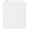 vidaXL Fioriera da Giardino Bianca 90x40x45,5cm Legno Massello di Pino