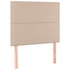 vidaXL Testiera Cappuccino 80x5x118/128 cm in Similpelle