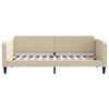 vidaXL Divano Letto con Letto Estraibile Crema 90x200 cm in Tessuto