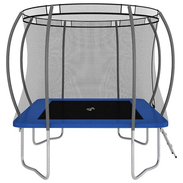 vidaXL Set Trampolino Rettangolare 335x244x90 cm 150 kg