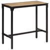 vidaXL Tavolo da Bar 110x55x107 cm in Legno Grezzo Massello di Mango