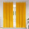vidaXL Tende oscuranti 2 pcs Giallo senape 140 x 260 cm Velluto