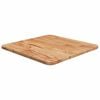 vidaXL Piano Tavolo Quadrato Marrone Chiaro 40x40x1,5 Rovere Trattato