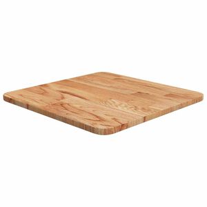 vidaXL Piano Tavolo Quadrato Marrone Chiaro 40x40x1,5 Rovere Trattato