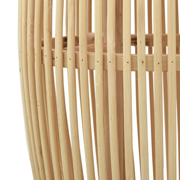 vidaXL Lampadario da Soffitto Bianco in Salice 40 W 23x55 cm Ovale E27