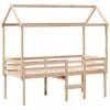 vidaXL Letto a Soppalco con Tetto 80x200 cm in Legno di Pino