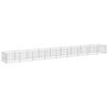 vidaXL Gabbia per Cani Argento 9 m&sup2; in Acciaio