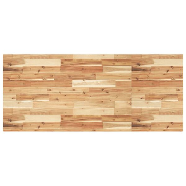 vidaXL Piano Tavolo Rettangolare 140x60x4 cm Legno Massello di Acacia