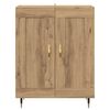 vidaXL Credenza Rovere artigianale 69,5 x 34 x 90 cm Legno multistrato