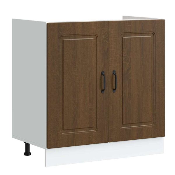 vidaXL Mobile da cucina Kalmar Rovere Marrone 80 x 46 x 81,5 cm