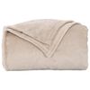 vidaXL Coperte da Pile 6 pcs Beige 220 x 240 cm Panno