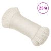 vidaXL Corda da Lavoro Bianca 3 mm 25 m in Polipropilene