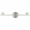 vidaXL Faretto da soffitto Nickel spazzolato 39 x 10.5 x 10.5 cm