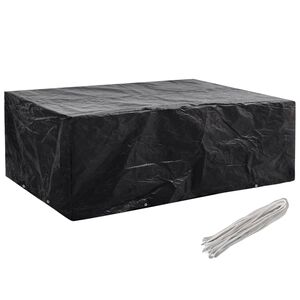 vidaXL Copertura per Mobili da Giardino con 8 Occhielli 242x162x100 cm
