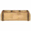 vidaXL Vassoio Marrone 30 x 14 x 9 cm Legno Recuperato Massello