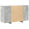vidaXL Credenza Grigio cemento 120 x 41 x 75 cm Legno multistrato