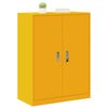 vidaXL Armadio Giallo senape 80 x 40 x 105 cm Acciaio