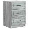 vidaXL Armadio da Notte con cassetto Grigio Sonoma 43 x 41 x 63,5 cm