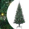 vidaXL Albero di Natale artificiale con luci integrate Verde 240 cm