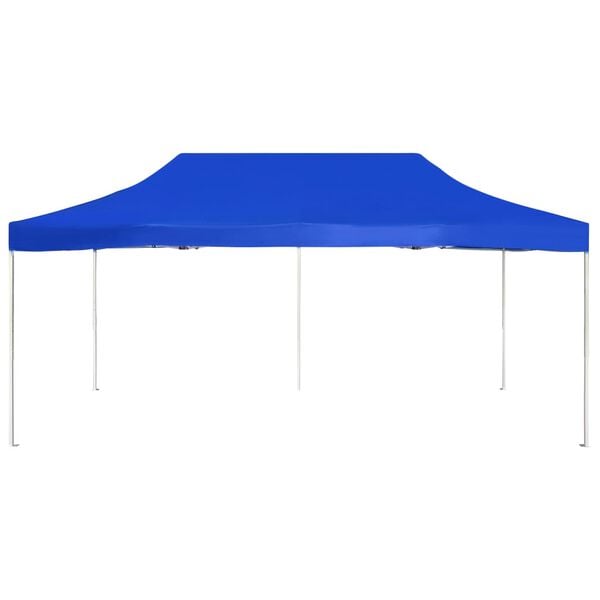 vidaXL Gazebo Professionale Pieghevole Alluminio 6x3 m Blu