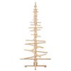 vidaXL Albero di Natale Decorativo in Legno 180 cm Legno Massello Pino