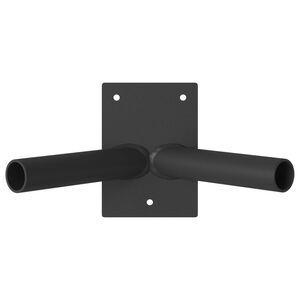 vidaXL Supporto per Bandiera Nero 10.5 x 7.5 x 0.2 cm Acciaio