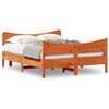 vidaXL Letto senza Materasso Marrone Cera 140x190 cm in Legno di Pino