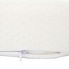 vidaXL Cuscino per Collo Bianco 53 x 35 x 11 cm Schiuma Memory