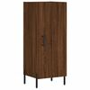 vidaXL Credenza Rovere Marrone 34,5x34x90 cm in Legno Multistrato