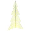 vidaXL Albero di Natale con 240 LED Bianco caldo 180 cm Acrilico
