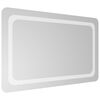 vidaXL Specchio da Bagno con Luci LED 50x80 cm