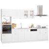 vidaXL Set Armadi da Cucina 7 pz Lyon Bianco in Truciolato