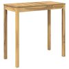 vidaXL Tavolo Bar da Giardino Bianco 108,5 x 55 x 105 cm
