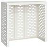 vidaXL Copertura per condizionatore d'aria Bianco 110 x 50 x 105 cm