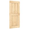 vidaXL Porta Scorrevole con Set Hardware 90x210 cm Legno Massello Pino