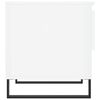 vidaXL Tavolini Salotto 2pz Bianco Lucido 50x46x50cm Legno Multistrato