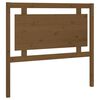 vidaXL Testiera per Letto ambra 105,5x4x100 cm Legno Massello di Pino