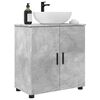 vidaXL Mobile da Bagno con porta Grigio cemento 61 x 35 x 64 cm