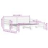 vidaXL Divano Letto con Letto Estraibile Bianco 90x200cm Massello Pino