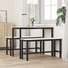 vidaXL Panchina da pranzo Bianco 100 x 32,5 x 49 cm