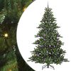 vidaXL Albero di Natale Artificiale con Rami Pieghevoli Verde 210 cm