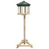 vidaXL Mangiatoia per Uccelli Autoportante in Legno di Abete 33x110 cm