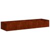 vidaXL Fioriera Arrugginita 280x80x40 cm in Acciaio Corten