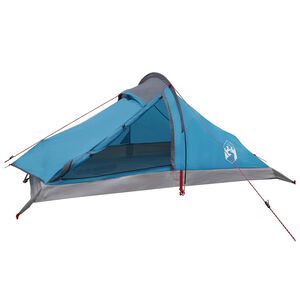 vidaXL Tenda da backpacking 4 persona Blu